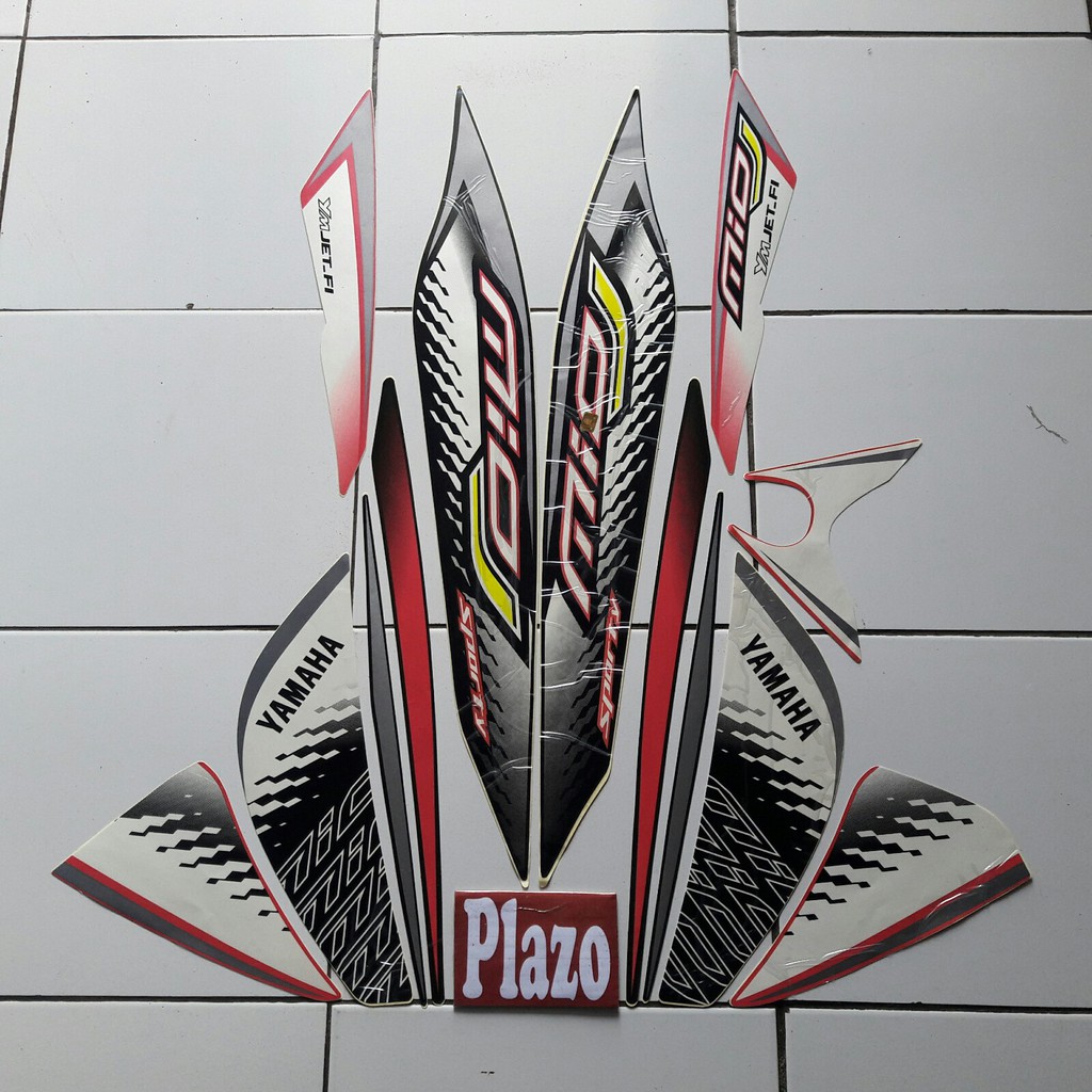 stiker motor yamaha  mio j sporty 2014 pink