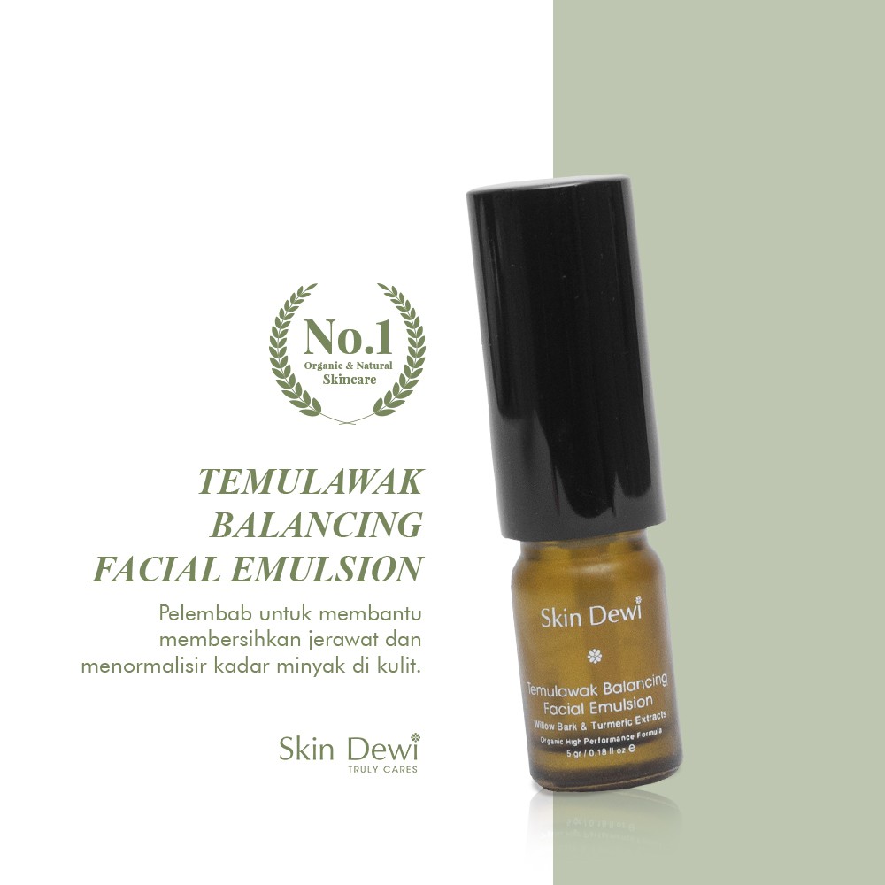 

Skin Dewi Temulawak Balancing Facial Emulsion (Mini Size 5gr) (Skincare Organic)