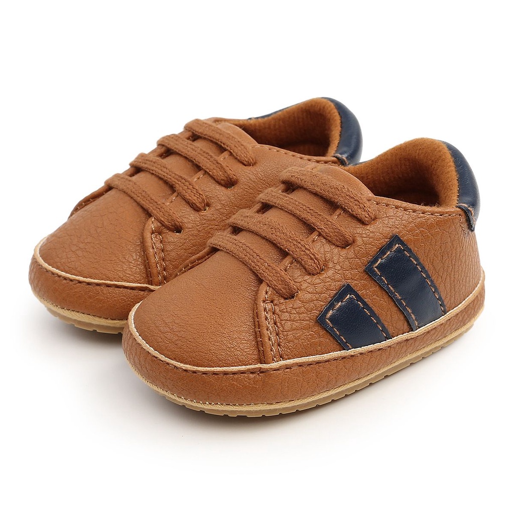 ANNANAKSTORE -  sepatu prewalker baayi lakilaai0-2 tahun / sepatu anti slip / sepatu bayi IMPOR KOREA