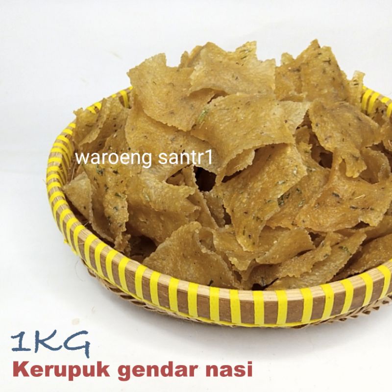 

Kerupuk krupuk gendar legendar nasi mentah gurih nagih 1kg