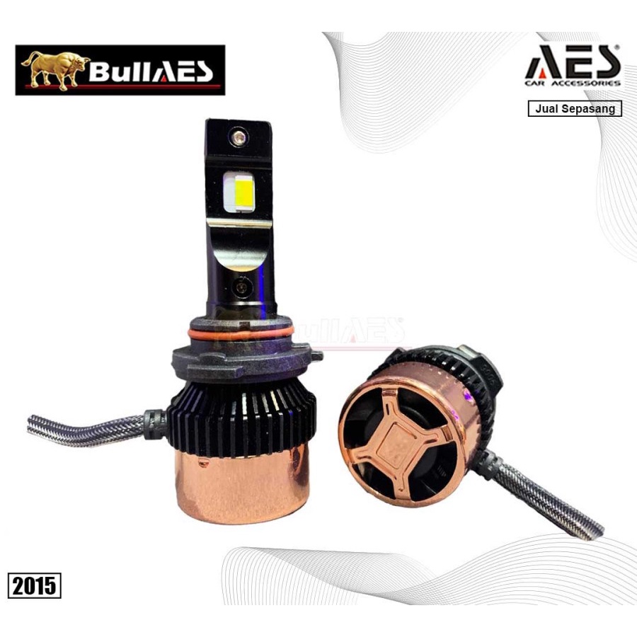 Lampu Led Headlamp AES TURBO HB4 9006 3 Warna Merk AES