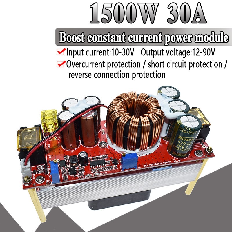 1800W 40A DC-DC Current Boost Converter Constant Voltage Current Power Converter