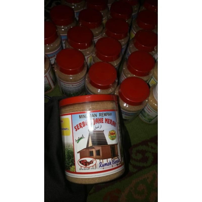 

minuman herbal rempah Jahe + Gula | kemasan 200gr & 350gr | Banjarmasin