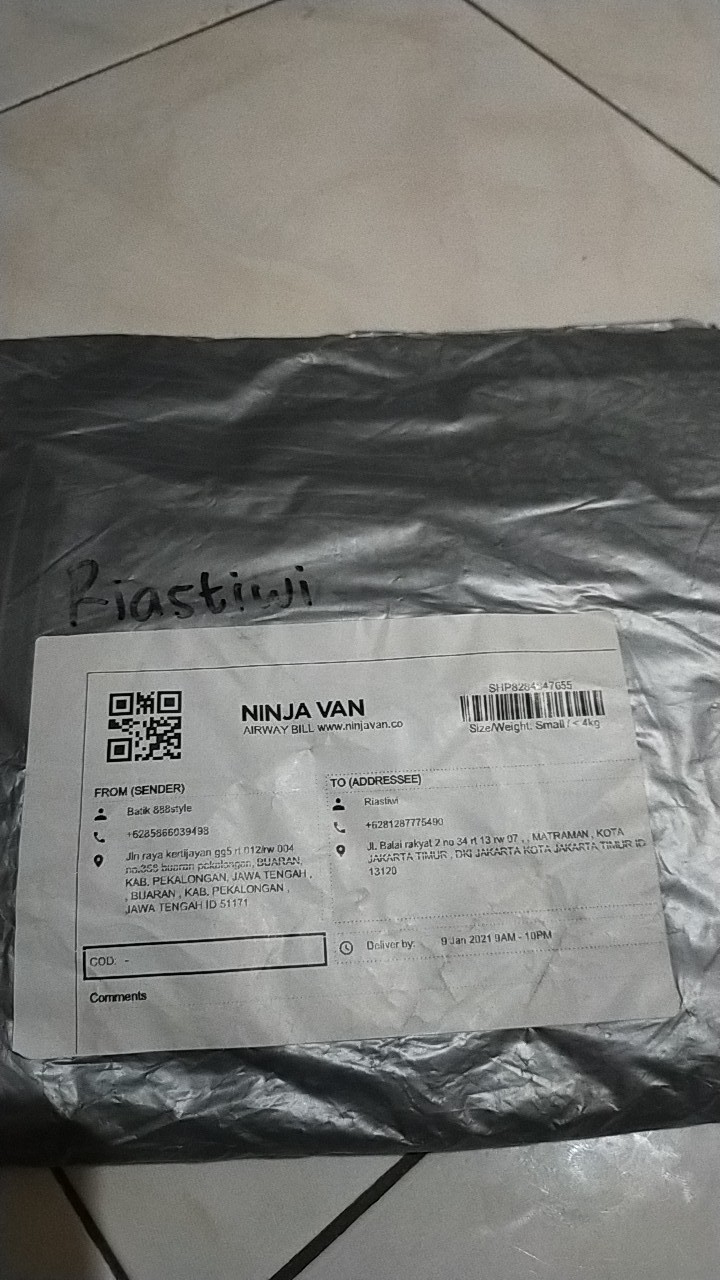 Batik Dolby Dolbi Dobby Doby Tenun Sutra Tulis Katun Atbm Baron Atasan Batik Wanita Sogan Srg308