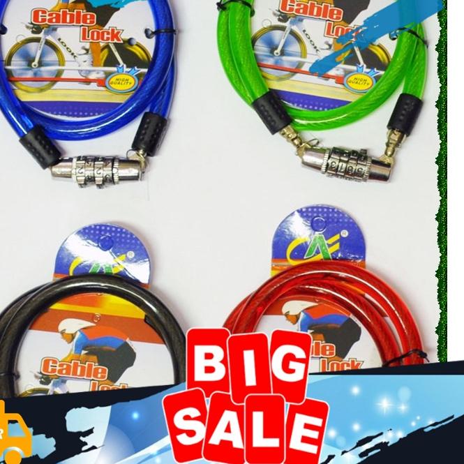 New Gembok Helm Anti Maling Gembok Kawat Sepeda Gembok Nomor Kawat Gembok Nomor Kecil Gembok Helm Ca