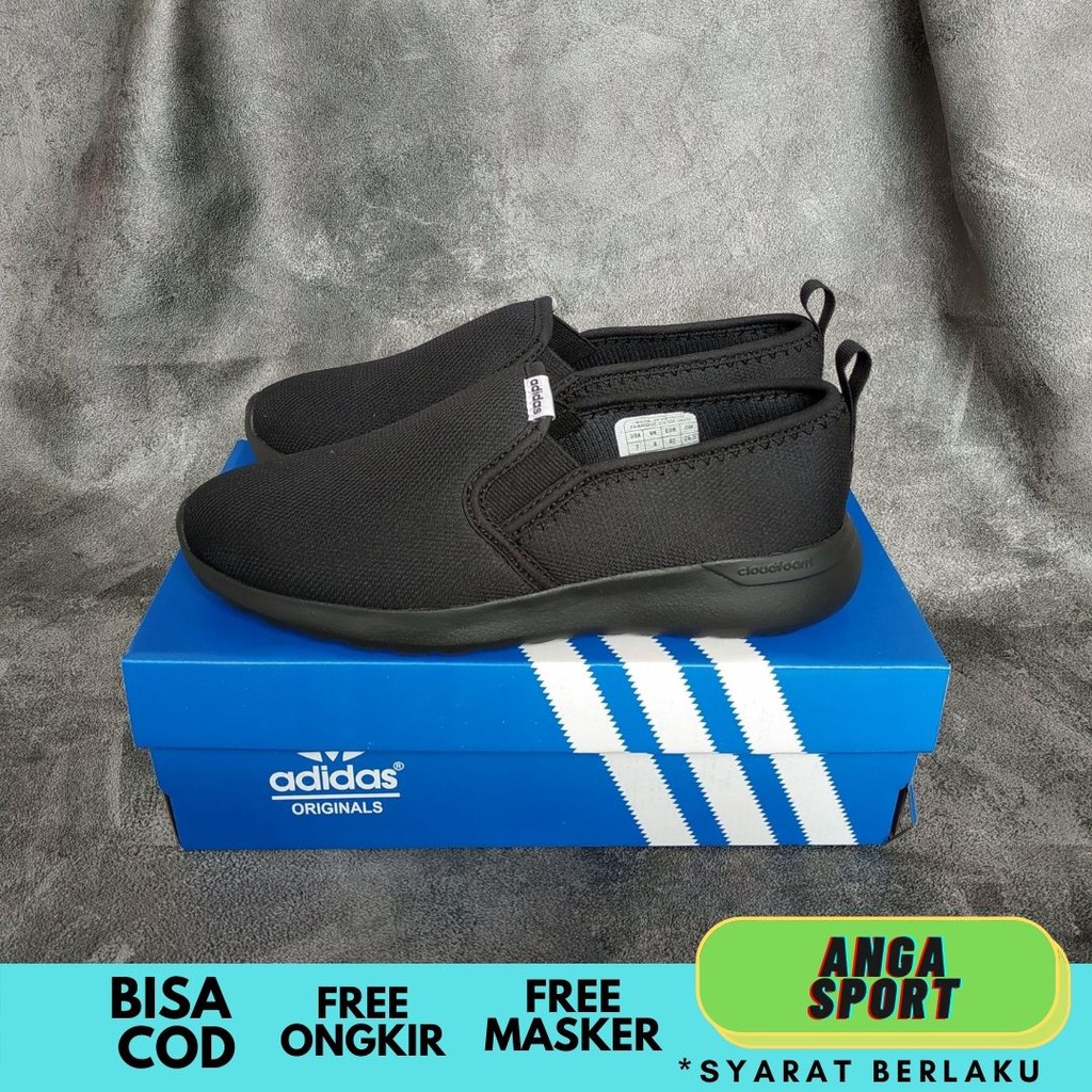 SEPATU PRIA SLIP ON ADIDAS CLOUDFOAM SEPATU SLOP COWOK CASUAL MADE IN VIETNAM