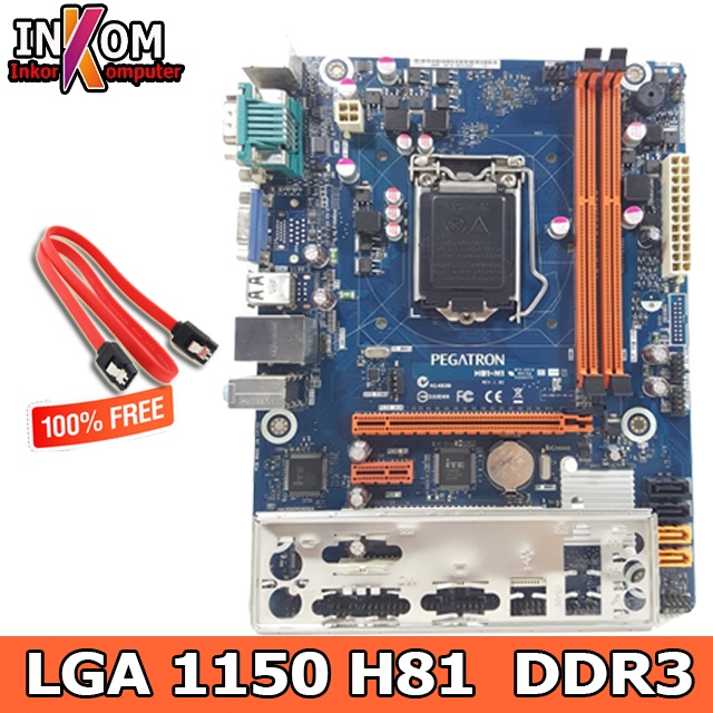 Mainboard Motherboard Mobo H81 LGA 1150 OEM Pegatron