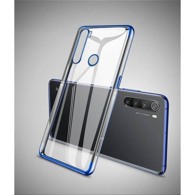 OPPO A31 SOFT CASE PLATING LUXURY LIST CHROME - Biru