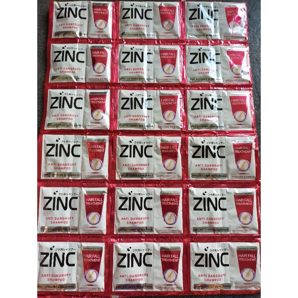 ZINC SHAMPOO RENTENG ISI 12 SACHET