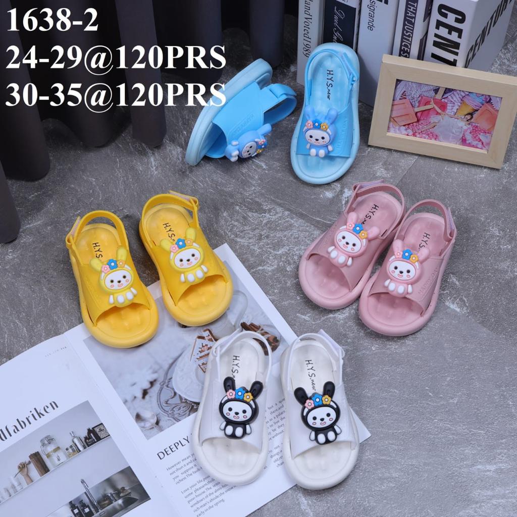 Sandal Selop Anak Perempuan Motif Bunny Happy Day Winola Collection WNL 1638-2