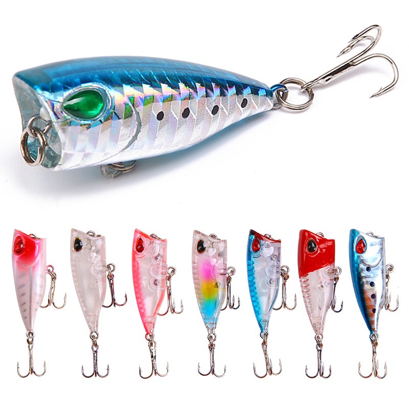 MINI POPPER 4CM 3.5G 1PCS UMPAN PANCING LURE UMPAN KESTING UMPAN CESTING UMPAN MANCING UMPAN CASTING