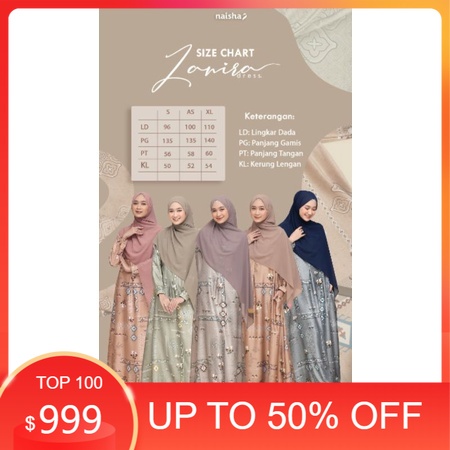 Gamis Syari dan Fashionable Zanira Dress by Naisha