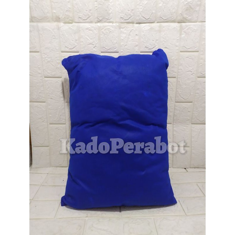 bantal biru - bantal biru murah - bantal kepala - bantal tidur -bantal