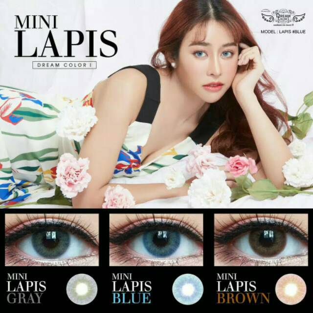 Softlens Mini Lapis 14mm by Dreamcolor1 softlen natural soflen kecil gray grey brown blue