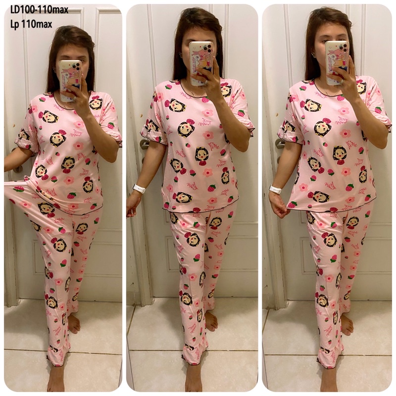 BEBIDOL REMAJA DEWASA PIYAMA IMPORT BAJU TIDUR POOH ELMO MICKEY TSUM HELLO KITTY CP KOREA LEISURE VOGUE-CP-N008 UPTOWN GIRL