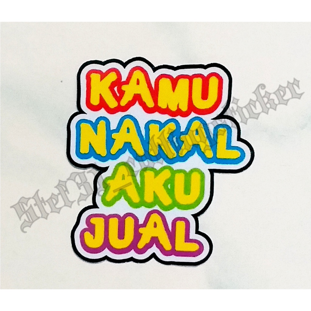 

Sticker printing kata kata lucu