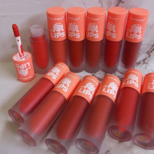 (CYBER) COD TERMURAH LIP GLOSS KISS BEAUTY SWEET COLOR NO.70056