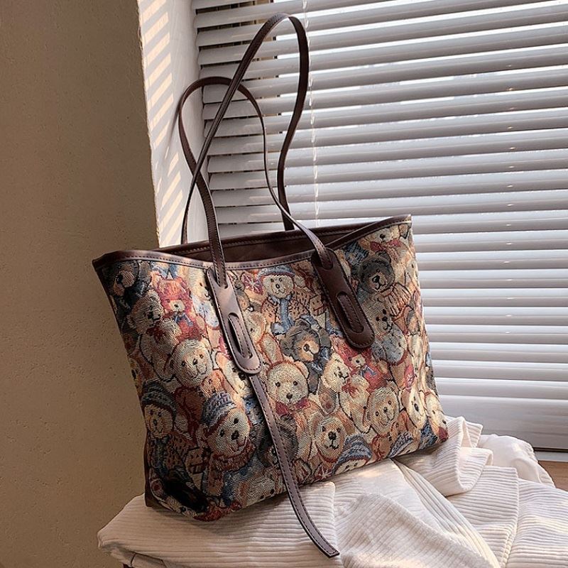 BJ22105 - BLACK/BROWN/COFFEE/KHAKI - TAS TOTEBAG BONEKA SHOULDERBAG WANITA FASHION IMPORT MODIS ELEGAN TERMURAH TERLARIS TERBARU BAGSTORE JAKARTA TAS BATAM JT2105 LT2047 BQ3406 EL4076