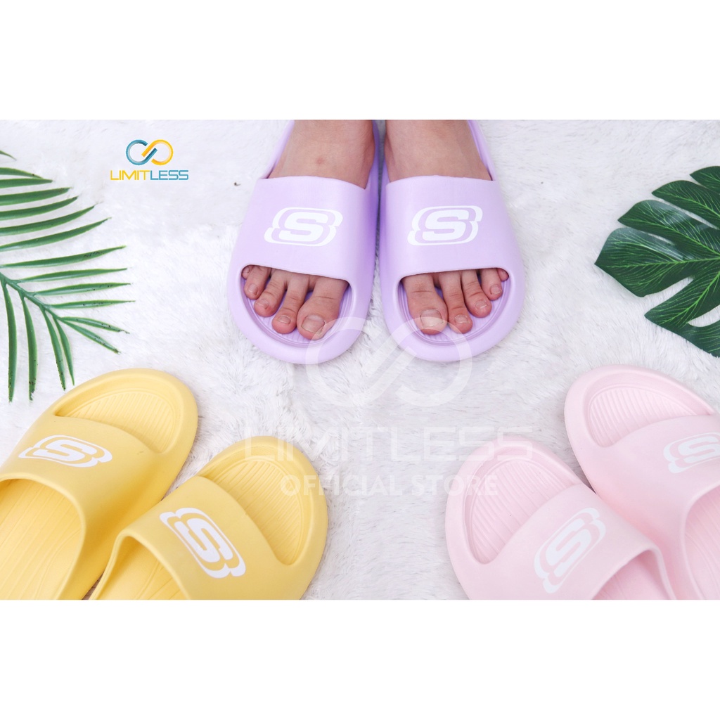 Sandal Selop Wanita Slip On Sendal Wanita Karet Korea Sendal Perempuan Jelly Sendal Rumah Cewek Slip On