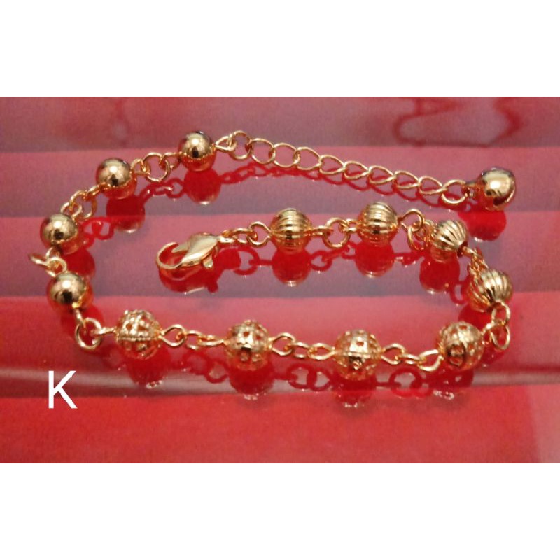 Sdr13. Gelang tangan xuping remaja-dewasa lapis emas ukuran 18-20 cm