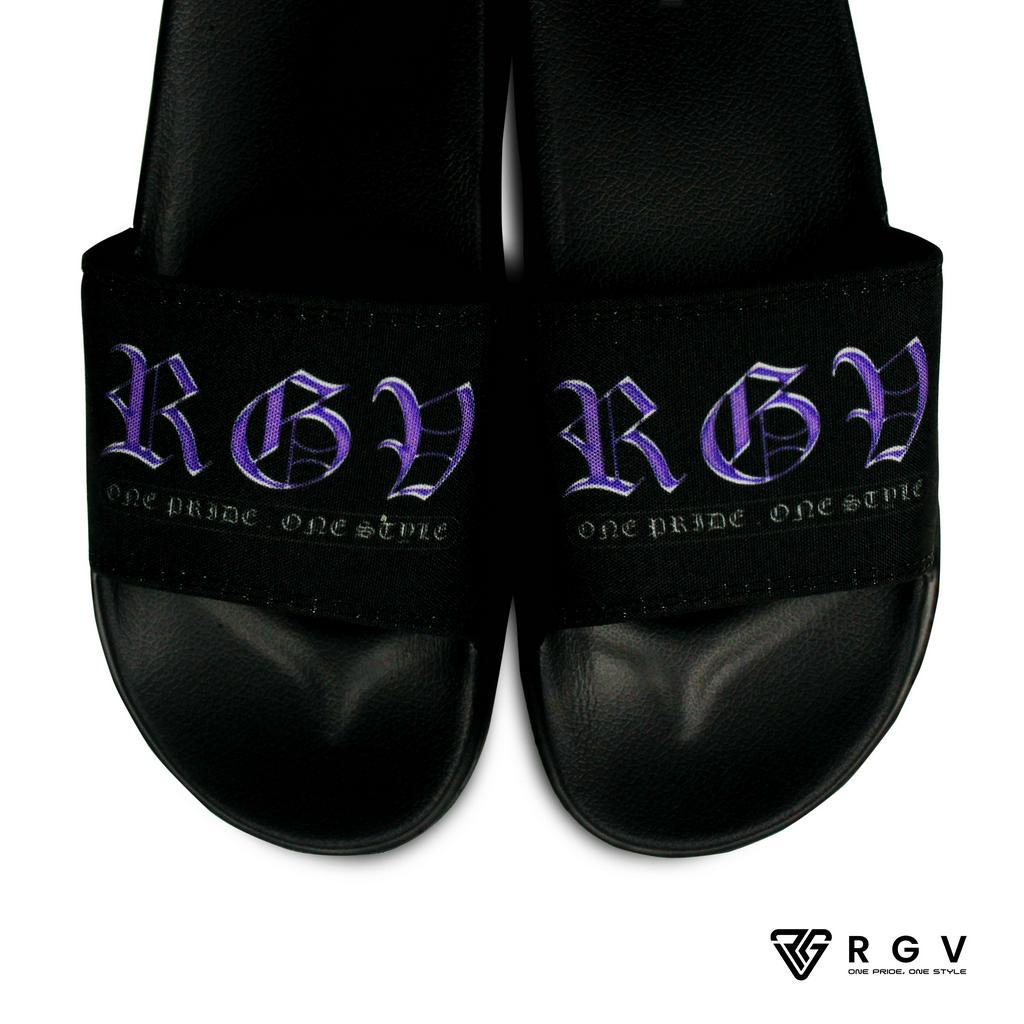 RGV - SANDAL PRIA DAN WANITA SLIDE SLIP ON SENDAL ANTI LICIN RINGAN SELOP FLAT GOTHIC PURPLE