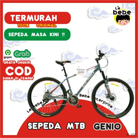 Sepeda Lipat Folding Bike MTB Genio M-572 alloy Sepeda Gunung Road Bike Sepeda Artis SNI ORIGINAL