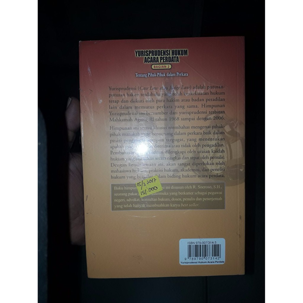 Yurisprudensi Hukum Acara Perdata Bag 2 Tentang Pihak-Pihak dalam Perkara BPBN