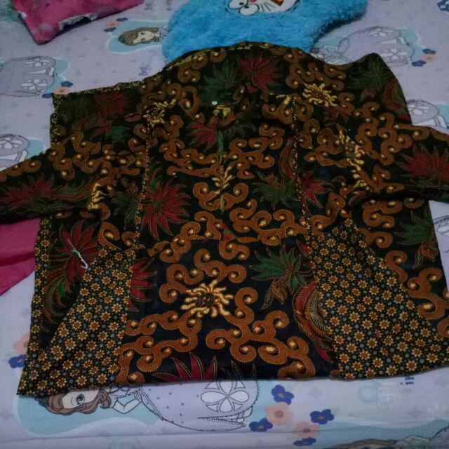 Maura Couple - Sania Ruffle Batik Couple Ori Ndoro Jowi Garansi Termurah Shopee Kebaya Modern 2564