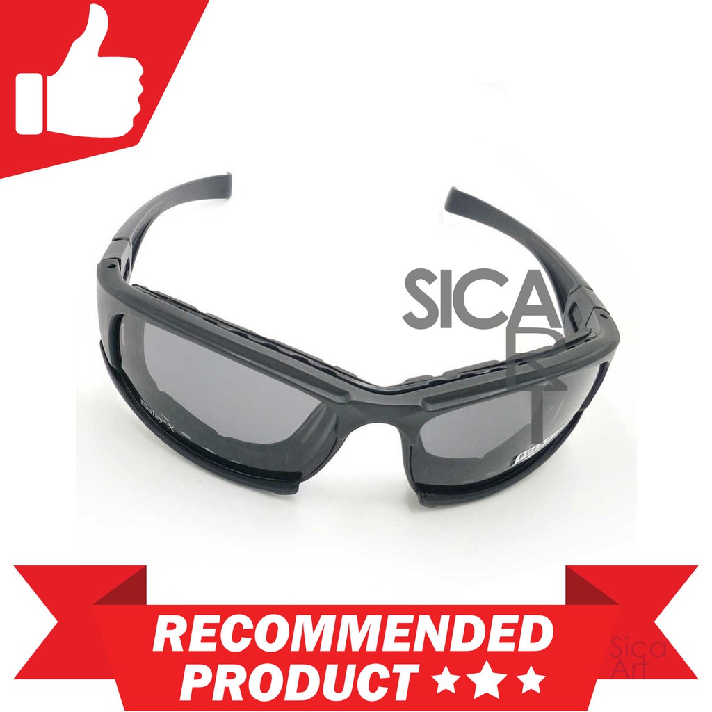 Daisy X7 Kacamata Sepeda dengan 4 Lensa