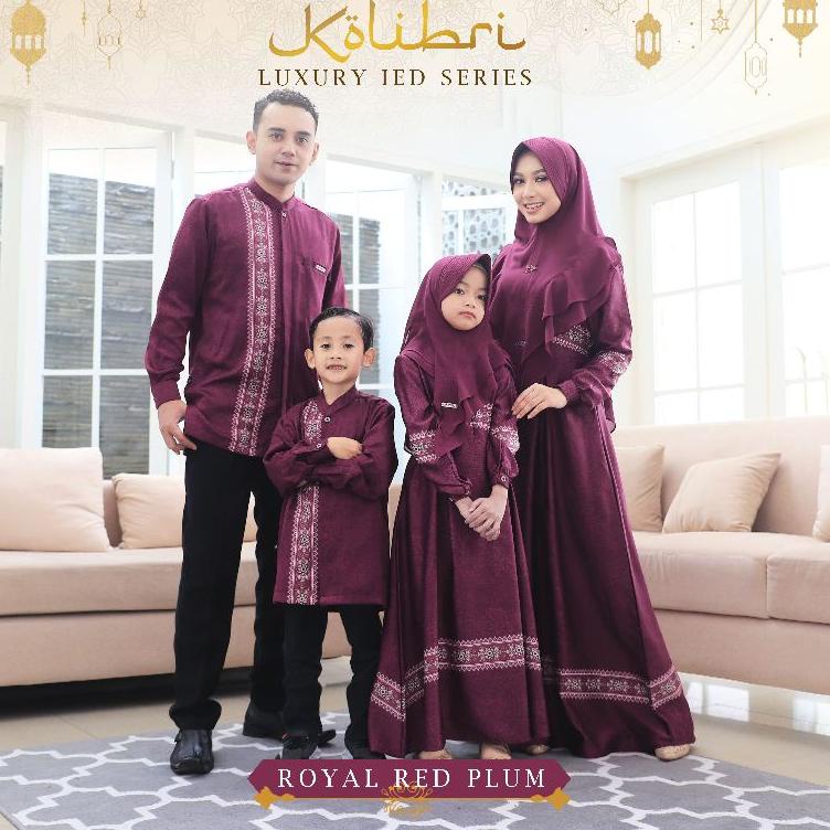 Paling Diminati.. Kolibri Luxury Adha Series | Gamis dan Koko Family Set | Gamis dan Koko Couple Sar