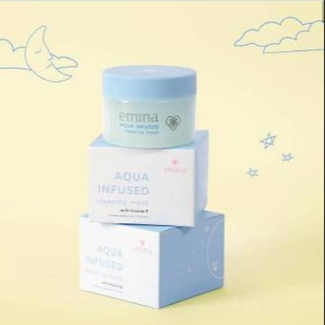 ❤️GROSIR❤️ Emina Aqua Sleeping Mask