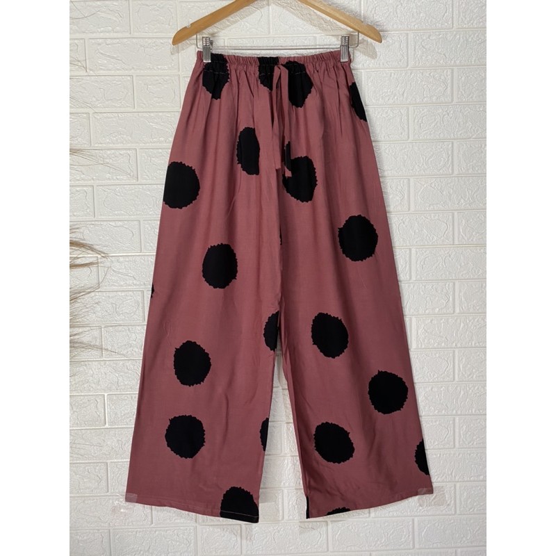 Celana kulot MotiF POLKADOT dan KOPI XXXL