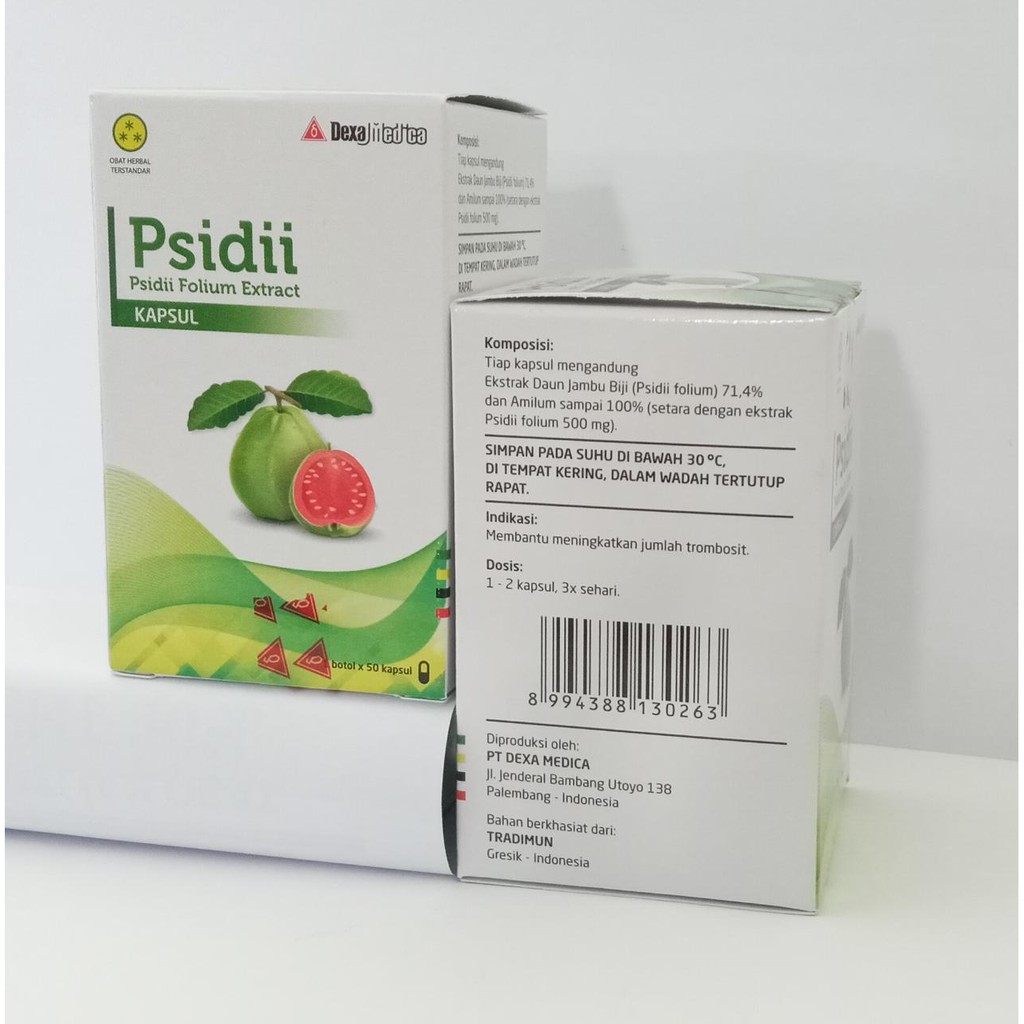 PSIDII KAPSUL EKSTRAK JAMBU BIJI MENINGKATKAN TROMBOSIT DARAH