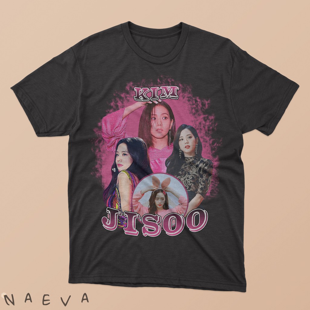 KIM JISOO | KPOP T-SHIRT | KAOS JISOO BLACKPINK | KAOS BLACKPINK