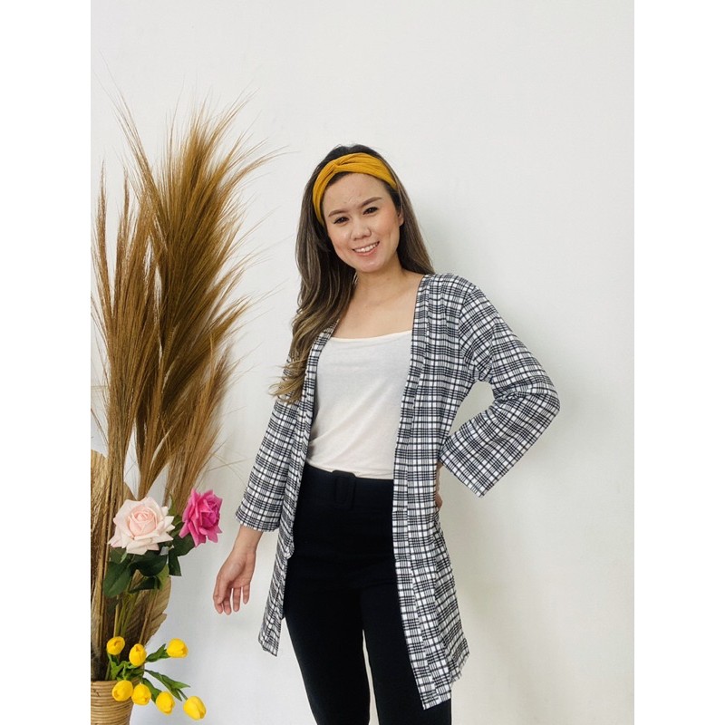 AFI - EC - Novila Rachella Outer Cardy / Cardigan Monokrom-4