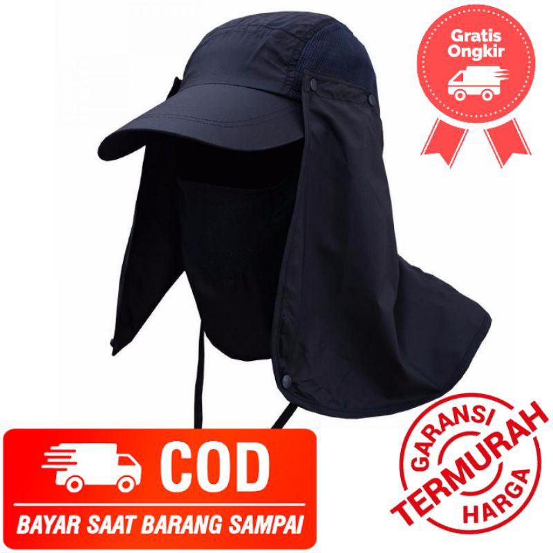 TOPI MANCING TOPI HIKING TOPI OUTDOOR TOPI MEMAMCING TOPI TENTARA JEPANG ANTI UV MATAHARI