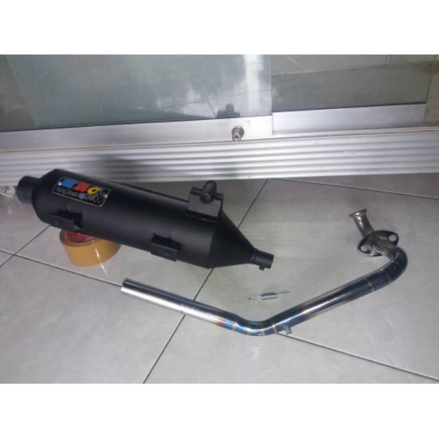 Knalpot tsukigi VARIO 125. VARIO 150 bass embeerr listrik bluemoon cincin