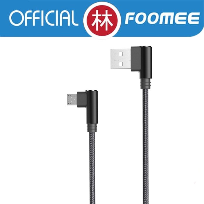 Foomee DD11 Elbow Data Cable Micro USB For Gaming 2.4A