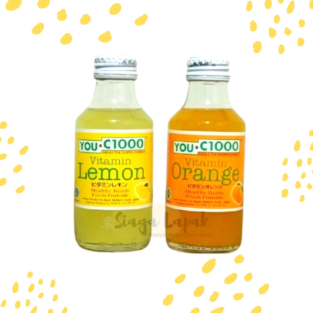 You C Vitamin C 1000 mg Rasa Lemon - Orange 140ml