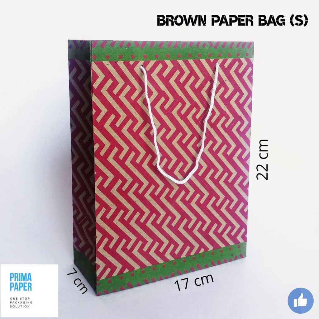 

BROWN PAPER BAG PATTERN MOTIF / SHOPPING BAG / TAS KERTAS / KANTONG KERTAS