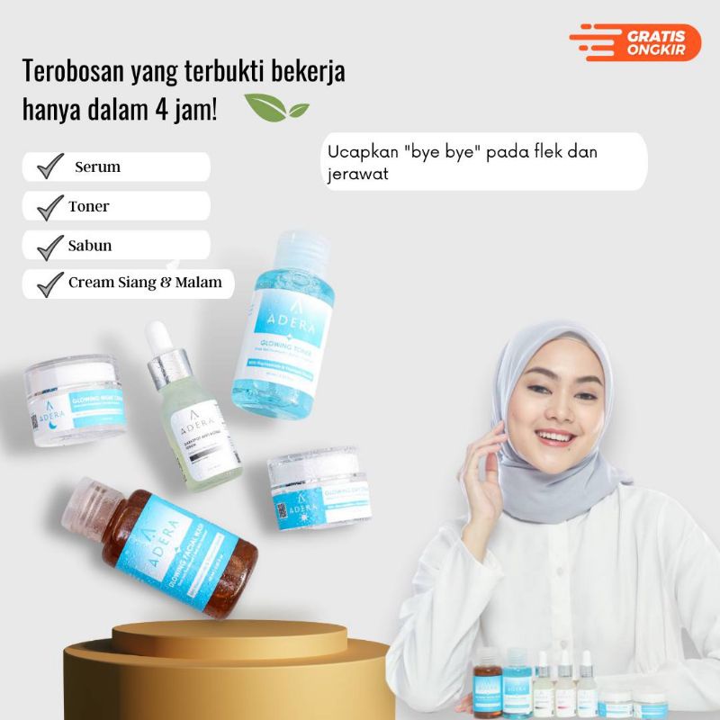 ADERA PAKET LENGKAP GLOWING