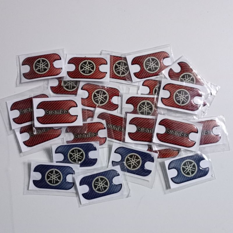 Sticker Emblem Timbul Tutup Minyak Master Rem Yamaha Mio Fino Vega R ZR