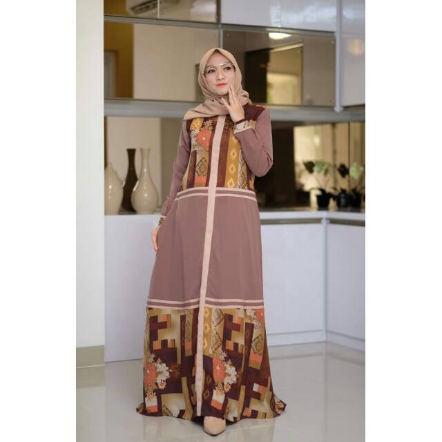 Gamis casual whina branded original nasywa