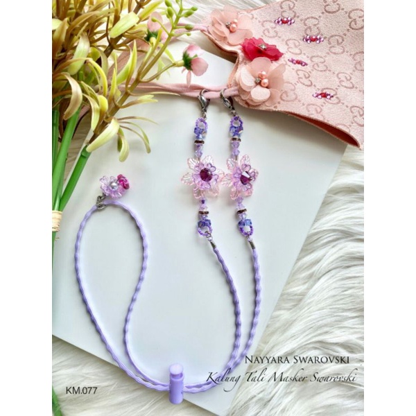 [New Collection] Strap Mask Swarovski Original Austria