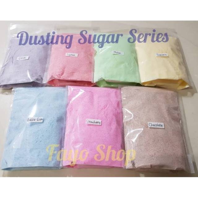 

Gula donat/tabur/dusting aneka rasa dan warna murah