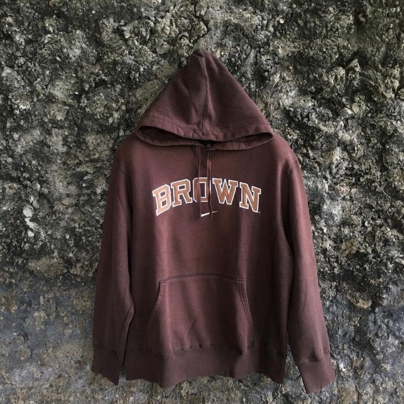 HODDIE NIKE CENTER BROWN