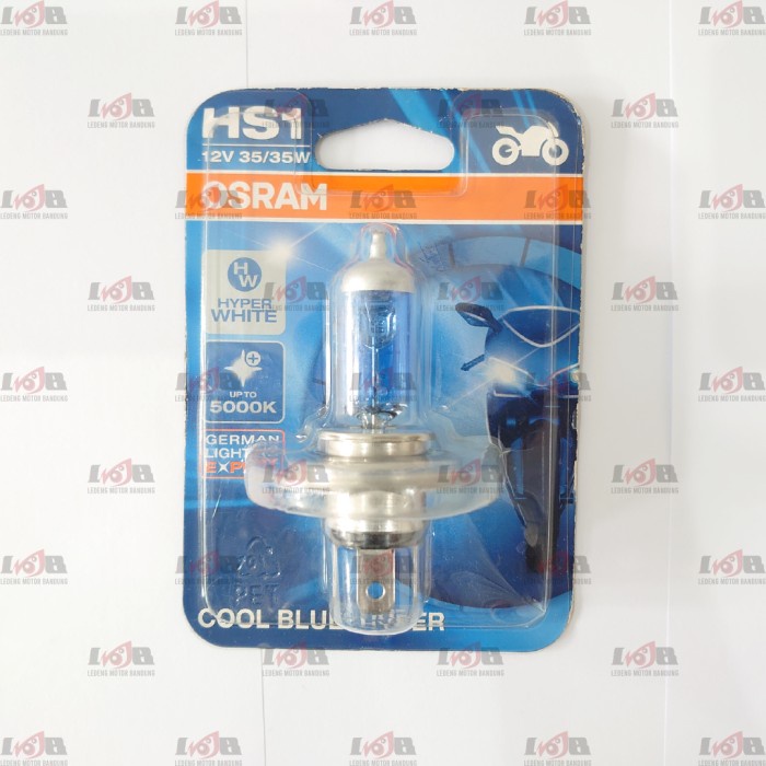 Osram Lampu Depan Halogen Blue Hyper HS1/H4 12V 35/35W Vixion Byson