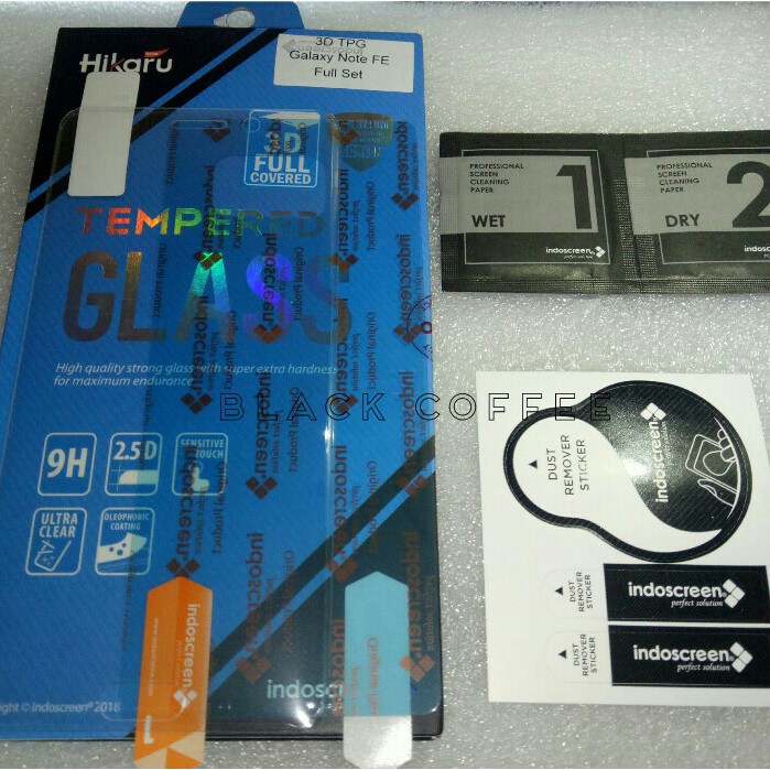 Tempered glass samsung Note FE 3D Hikaru full cover