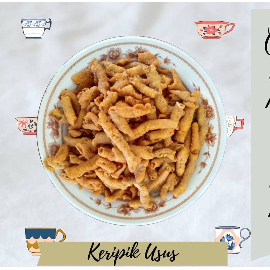 

Keripik usus ayam - kripsus original rempah