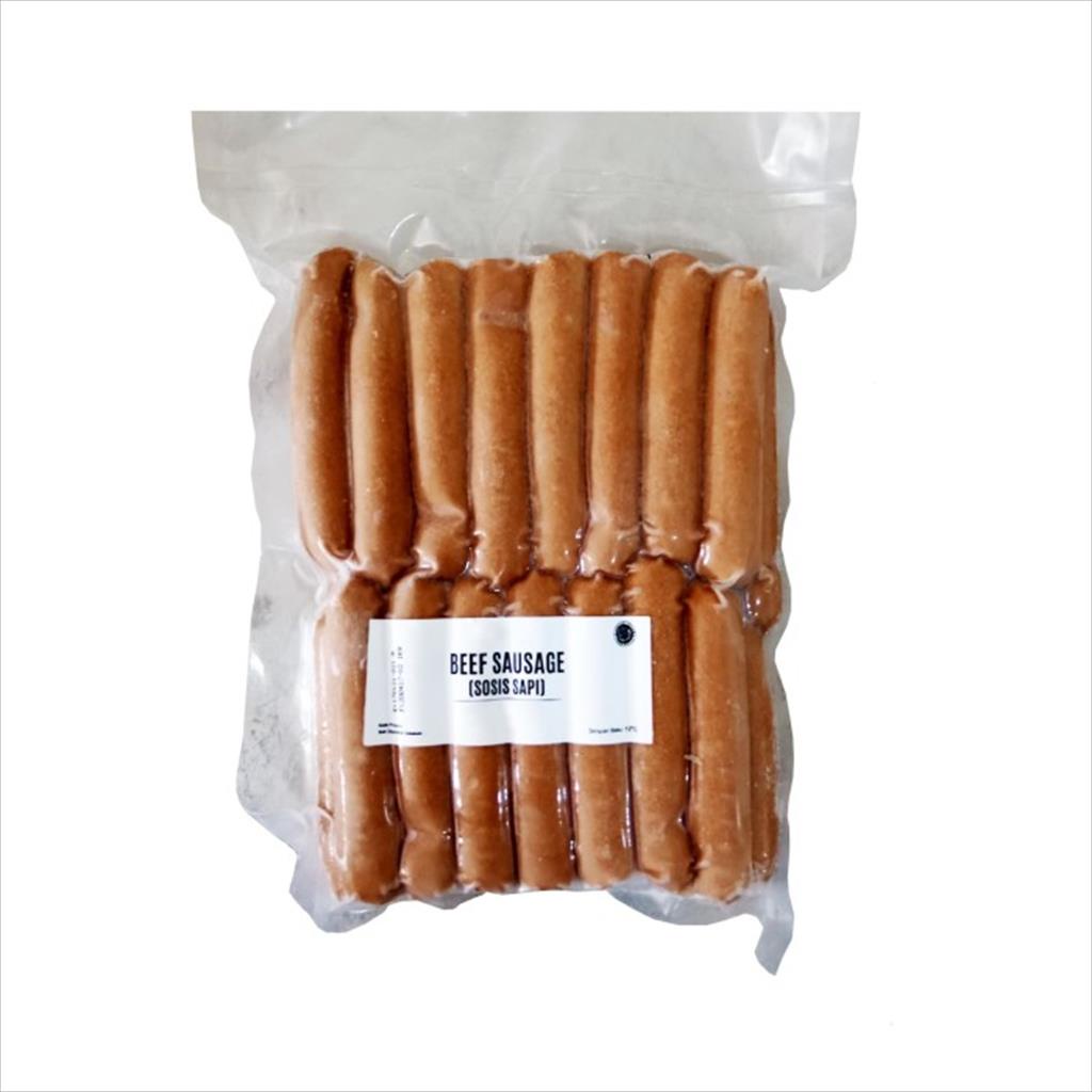 SOSIS SAPI 1 KG - BEEF SAUSAGE BREAKFAST MEDIUM SIZE HALAL